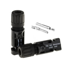 SET CONECTORI PENTRU CABLU SOLAR MC4 4÷6mm 1500V DC