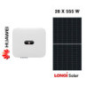 [KIT 15 kW Huawei] Sistem fotovoltaic trifazat on-grid cu 28 panouri Longi Solar 555 W